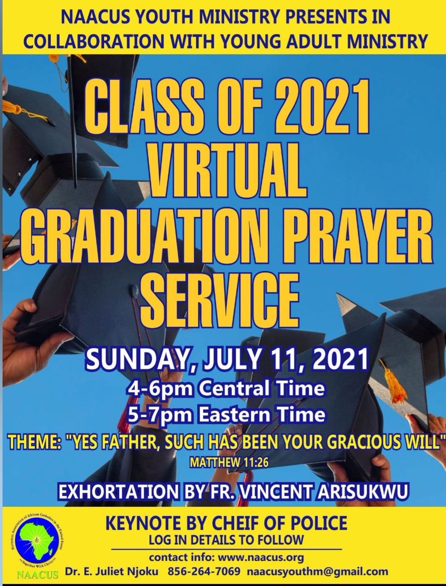 #GTPD Chief David Harkins provided a keynote address, as well as a question and answer session on community policing and safety, to @AfricanCatholi1 on July 11th! Congrats to all of the 2021 graduates! 🎉🎓Details:  facebook.com/GloucesterTown…