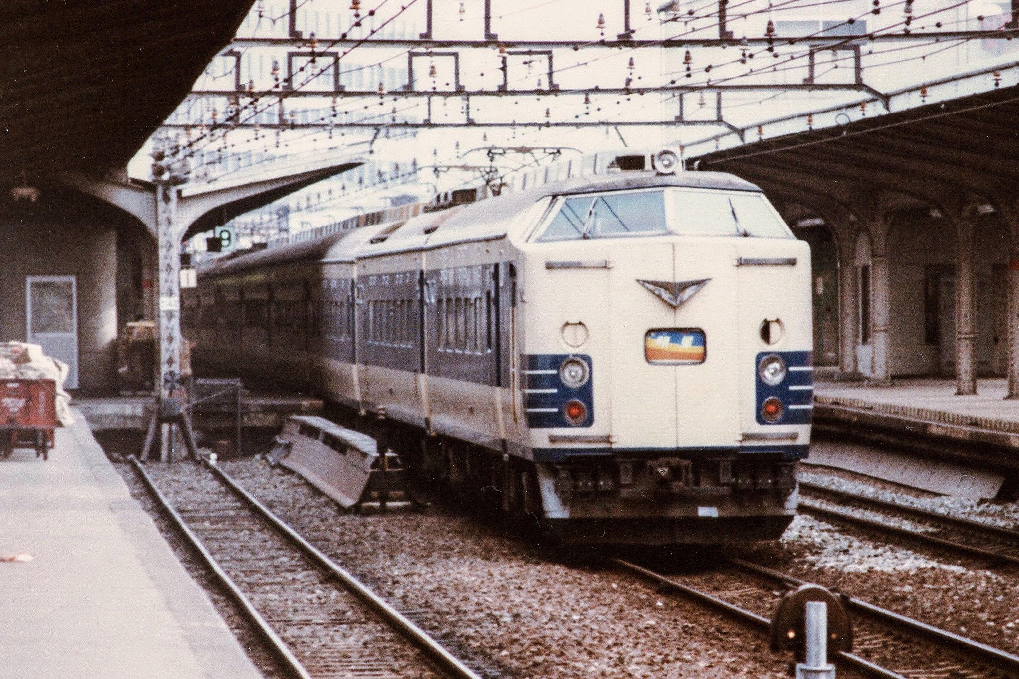 国鉄寝台特急583系ヘッドマーク幕雷鳥しらさぎ彗星金星なは明星有明