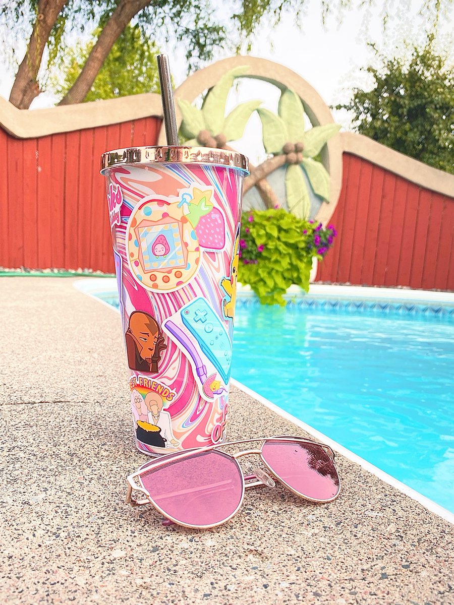 Did you know? My stickers are officially waterproof! 
Decorate your water bottles and tumblers to your heart's content!! 😍💦💖🌈
✨ werksbyashley.com/shop ✨