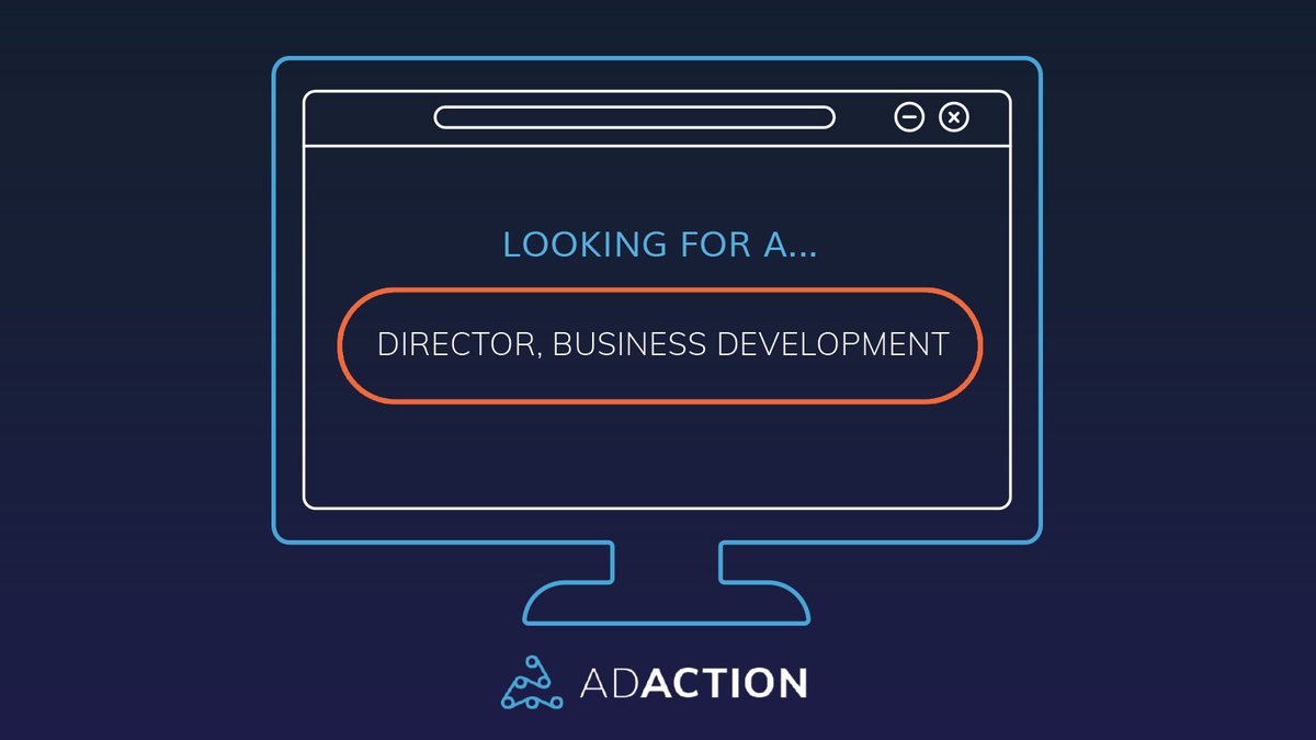 AdActionConnect's tweet photo. We are looking for a Business Development Director to join #TeamAdAction! If you're an expert on the sales process, enjoy playing a pivotal role in coaching and guiding a sales team to achieve their sales targets, then send us your resume today: https://t.co/My5k9IHkzH https://t.co/BdPB5KEBb7