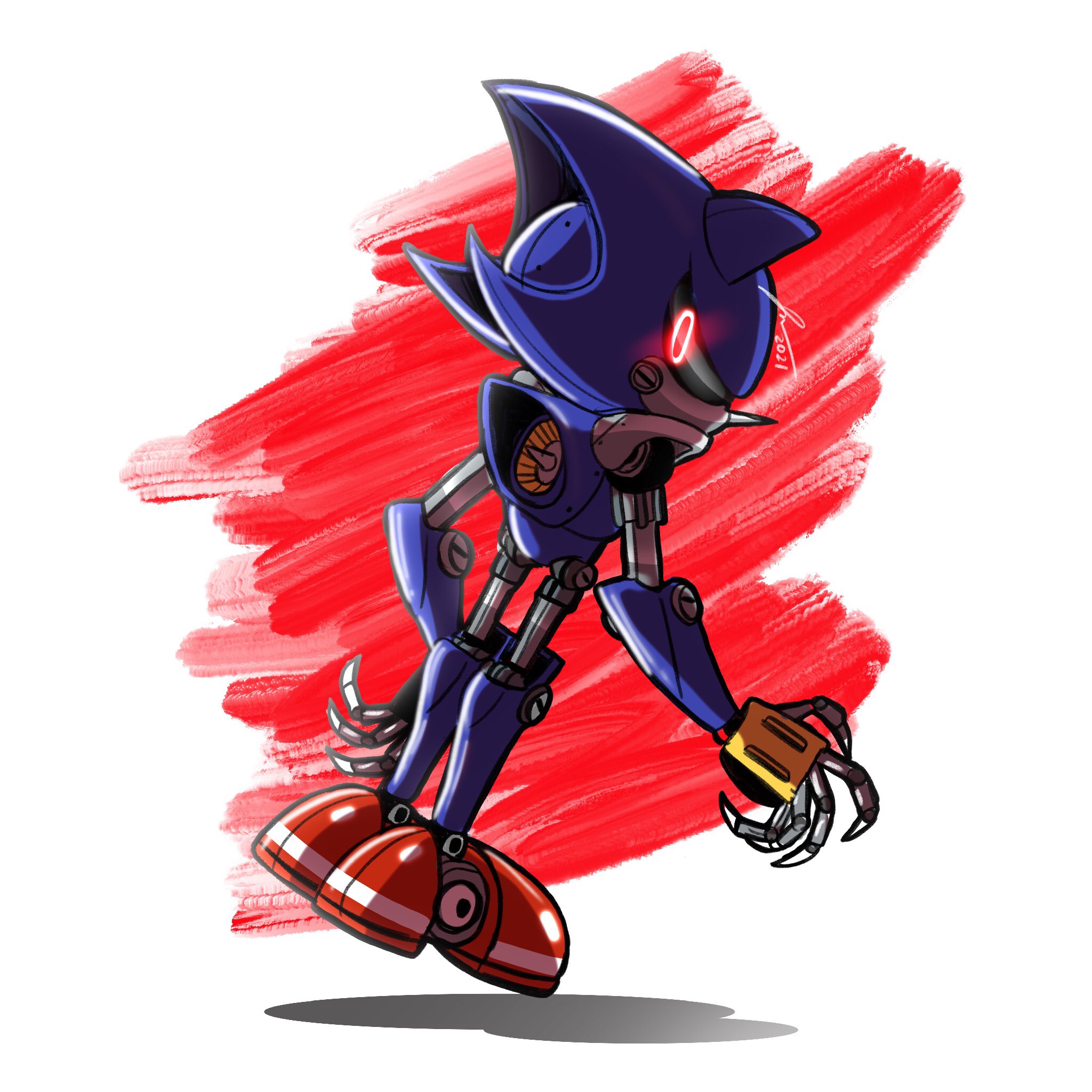 Metal Sonic Redraw : r/SonicTheHedgehog