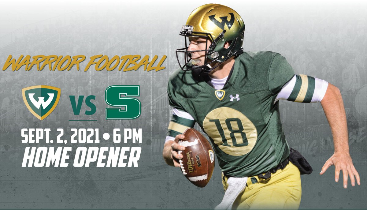 WSUWarriorsFB's tweet photo. Only 50 days until Wayne State Warrior Football returns to Midtown Detroit! 

#OneWarrior 🔰 https://t.co/3YRRzFlOMs