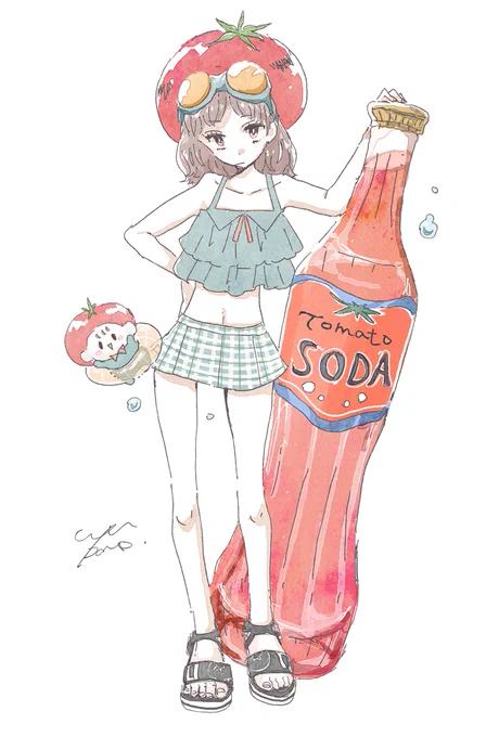 戦う系トマトちゃん🍅🍅🍅
【pickles】【liqueur】【soda】 