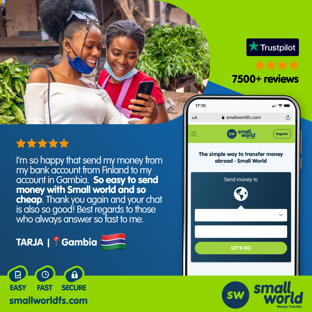 Nothing makes us as happy as helping people like Tarja send money back home 💸 bit.ly/3AVEcMM