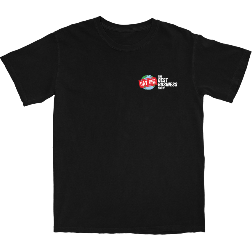 APompliano's tweet photo. The Best Business Show merchandise store is live!

These “Day One” t-shirts and hoodies will only be sold during the month of July, so we’ll always know who was actually there from day one :)

Buy now: https://t.co/5WXIX7EIrY https://t.co/EYtxFT26ia