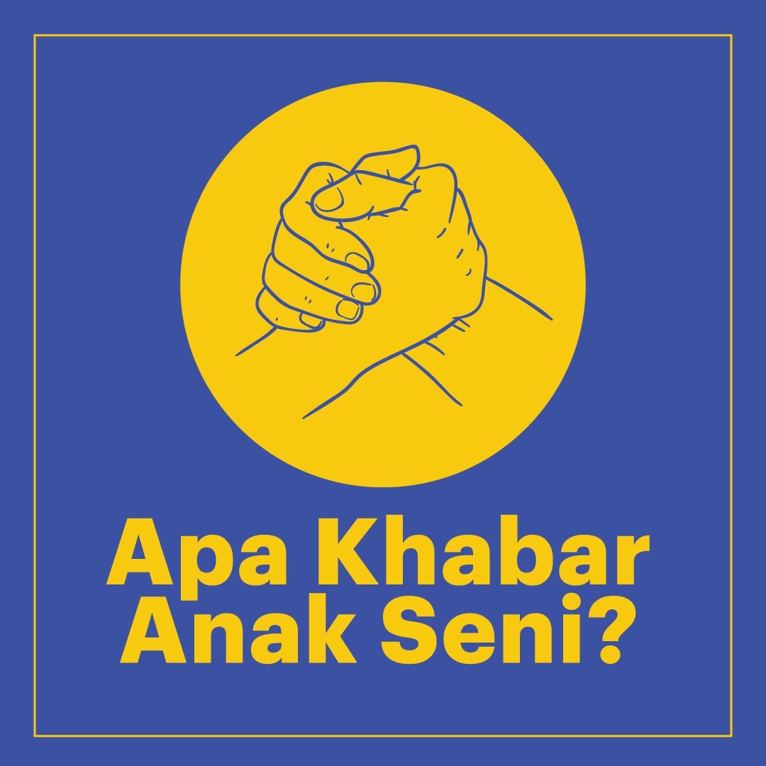 AdieykaZainal's tweet photo. “Seni bidang kita, bidang yg kita sama-sama teroka….”

#ApaKhabarAnakSeni https://t.co/7B47o2p32Y