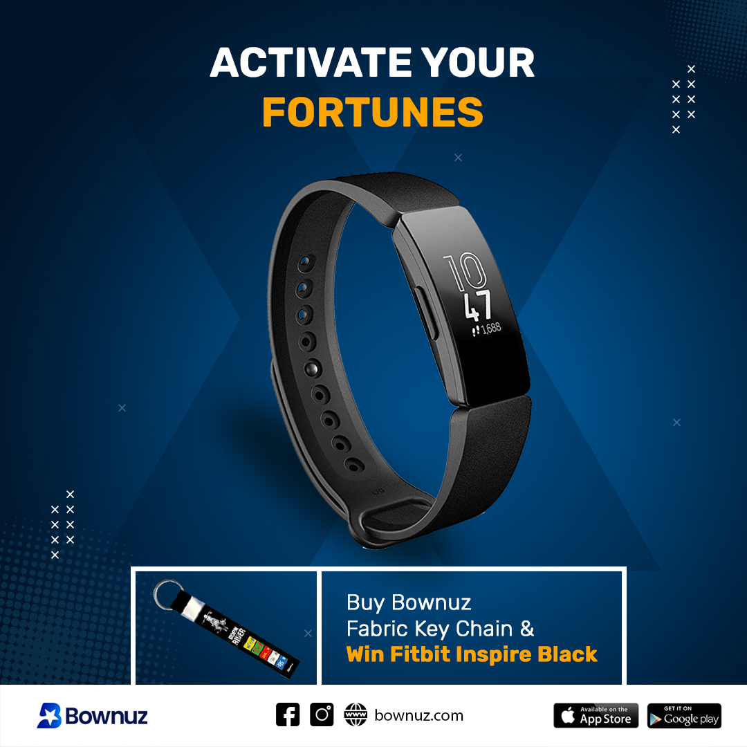 Get fit with Fitbit after you get lucky with Bownuz. Cash in on your luck instantly.

#fitbit #fitbitband #smartwatch #fitbitversa #watches #watchcollection #keychains #fitbitinspire #keychainsforsale #buyonegetonefree #luck #lucky #onlineshopping #WinBig #Bownuz #BownuzApp