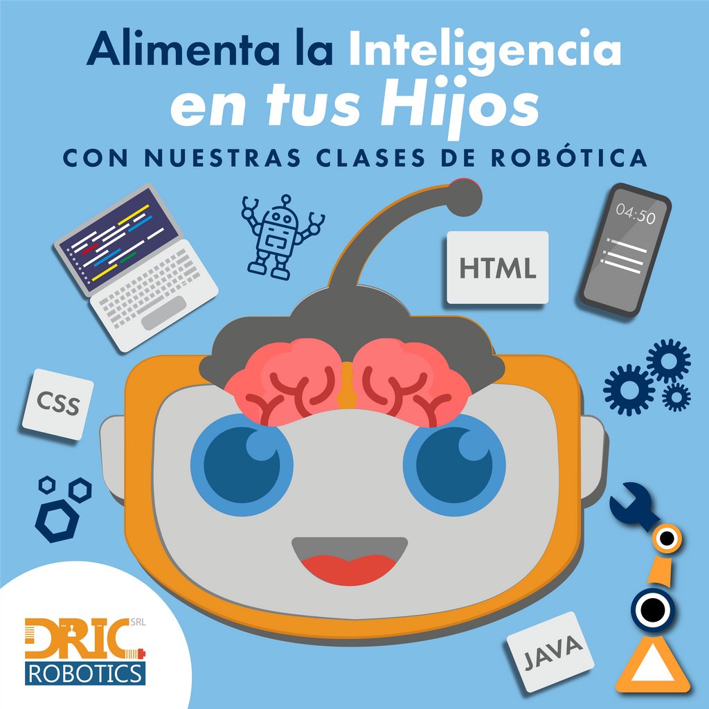 DricRobotics's tweet image. Impulsa la inteligencia en tus hijos, el cerebro es un músculo que necesitan ejercitar, ¡Aprovecha nuestras clases de robótica que son divertidas y estimulan su cerebro al máximo! #dricsystem #dricrobotics #mechanics #tecnologia #robotics #botstudio #roboticainfantil #educacion