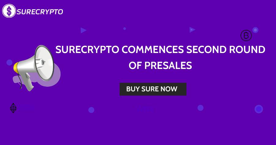 We are pleased to announce the commencement of the second round of #Presales at discounted rate.

Read More: t.me/SureCrypto_Cha…

Buy Sure Now: surecrypto.io/exchange.asp