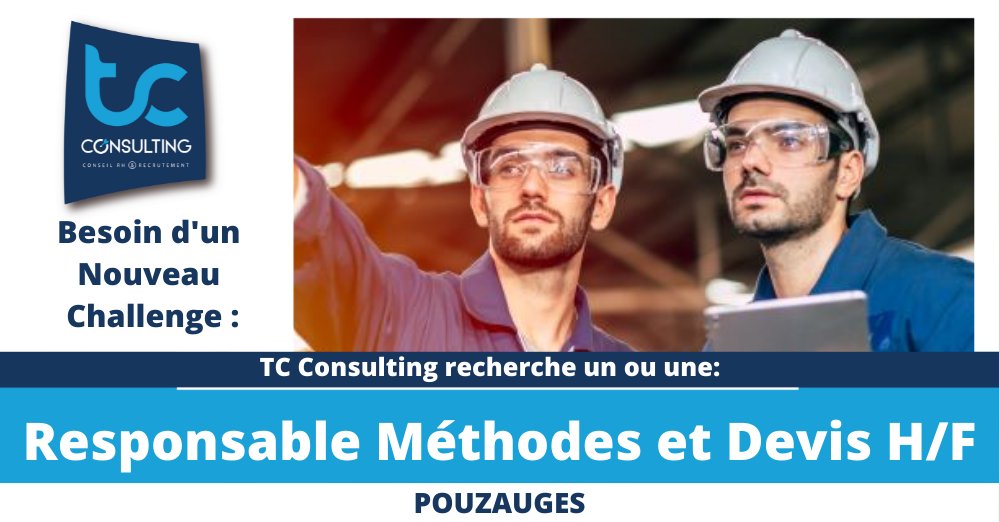 Un Nouveau Poste par ici 👇
tc-consulting-rh.fr/poste/responsa…

Bonjour à Tous,

Nous avons un poste de Responsable Méthodes et Devis H/F basé proche de Pouzauges. Je vous invite à postuler ou à partager 😉
#tcconsulting #recrutement #responsable #methodes #devis #metallurgie #machinisme