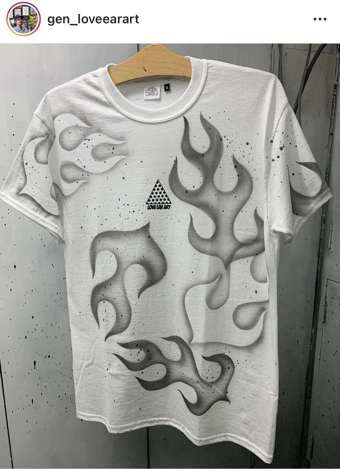love ear art Tシャツ XL challenger キムタク長瀬智也 最新人気 11270 