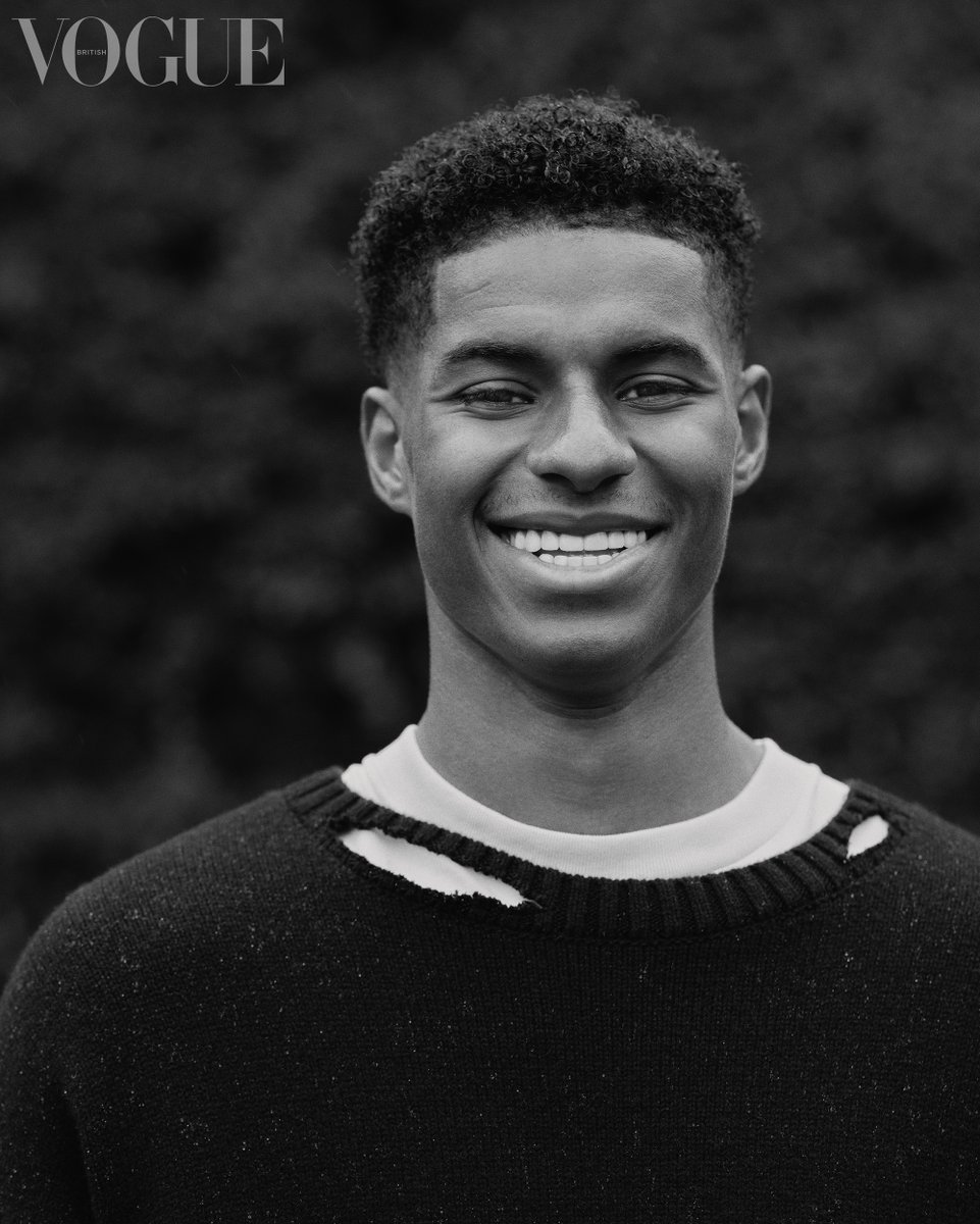 There is no excuse for racial abuse. Former cover star <a href="/MarcusRashford/">MR14</a> along with his #England team mates should all be proud of being an inspiration for the next generation. British Vogue stands with you in support of kicking out racism.  

📸 <a href="/misanharriman/">Misan Harriman</a>.