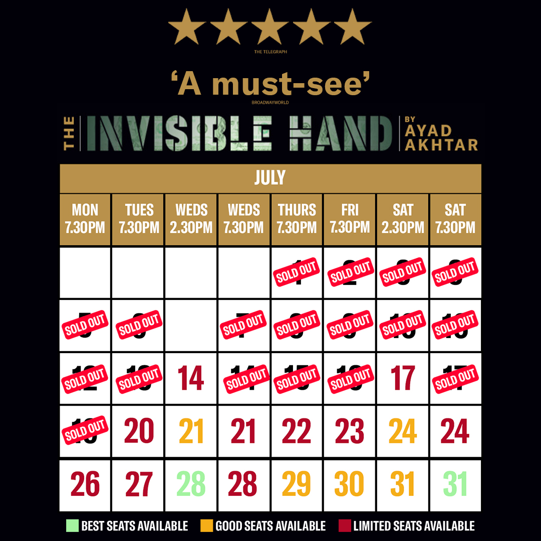 Don't miss your chance to see #TheInvisibleHand. Final tickets remain. 

Secure yours: bit.ly/TheInvisibleHa…