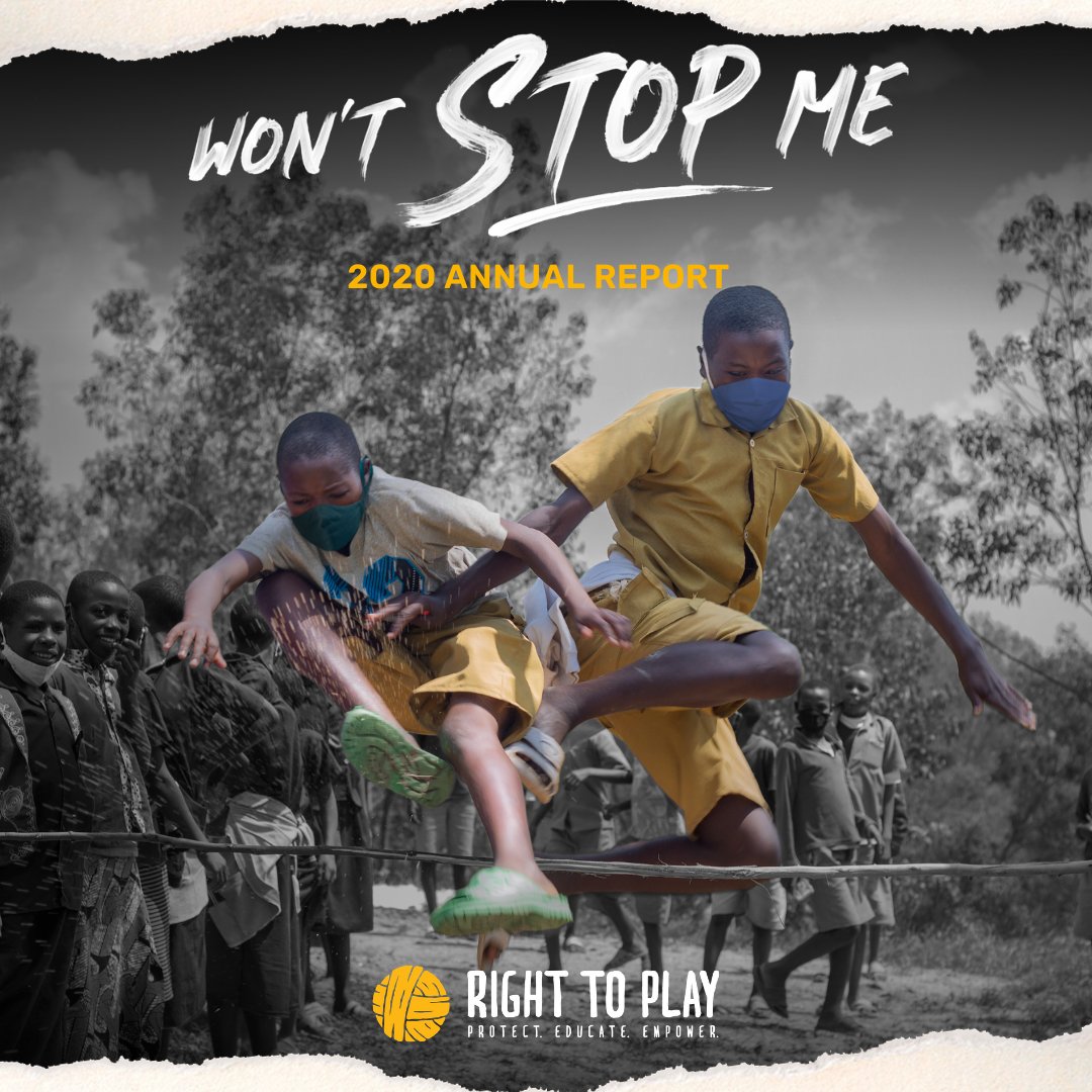 2020 was een jaar van uitdagingen, ook voor kinderen in onze programma’s. Scholen dicht. Geen vrienden zien. Contact met Right To Play coach via andere wegen. Toch konden we meer dan 2,3 miljoen kinderen bereiken. Ontdek hoeveel meer via righttoplay.nl/nl/national-of… #jaarverslag2020
