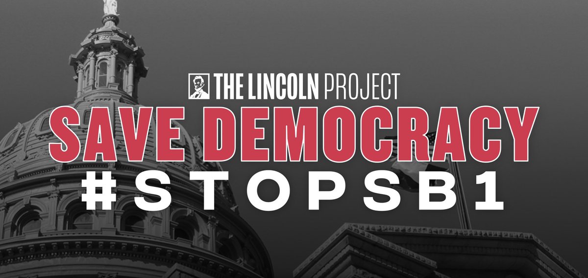 ProjectLincoln's tweet photo. Reply to this tweet to send a clear message to the @TexasGOP: #StopSB1 https://t.co/vS2z2k79cA