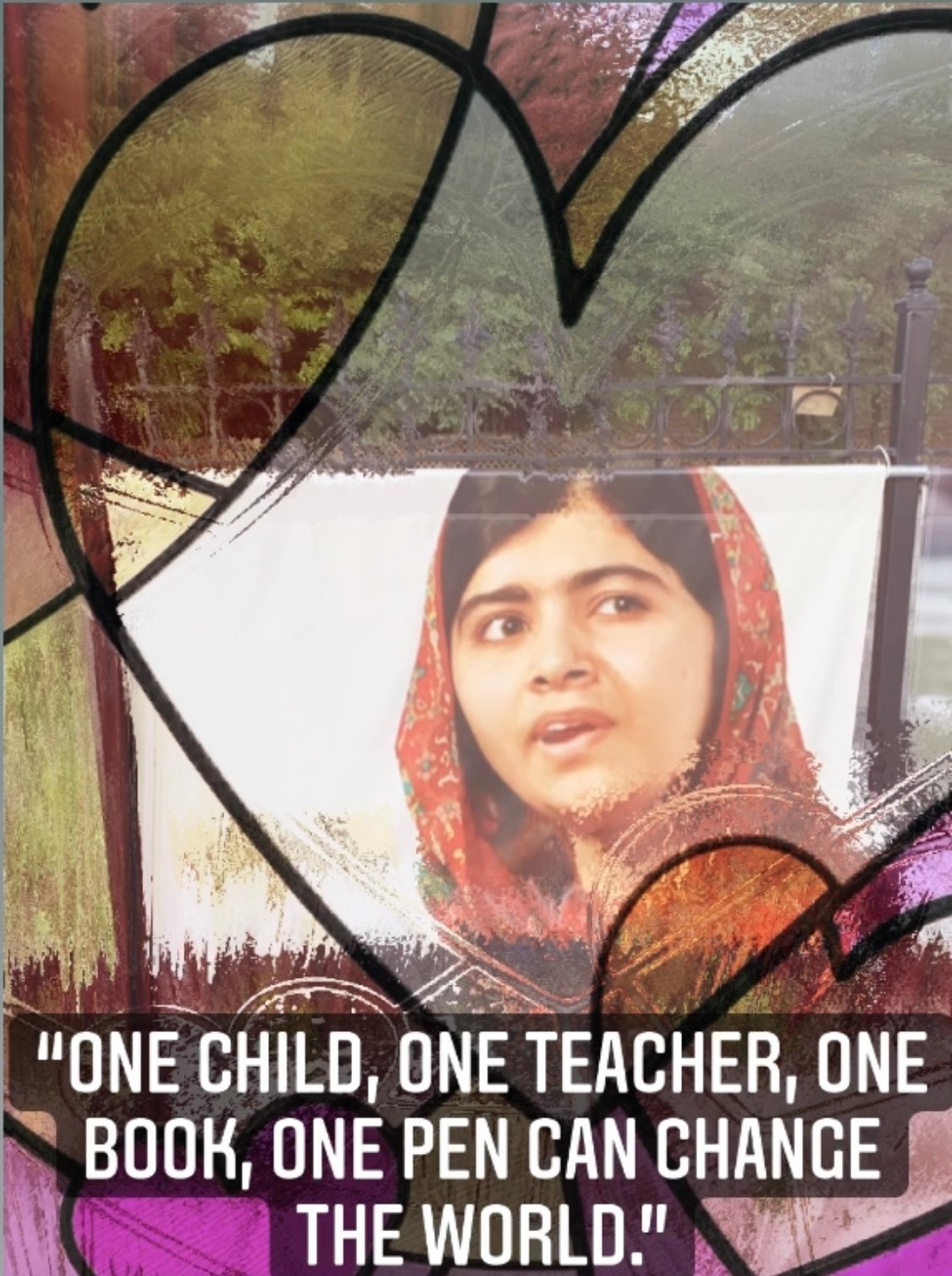 Happy birthday to human rights advocate and Nobel Prize winner Malala Yousafzai!  