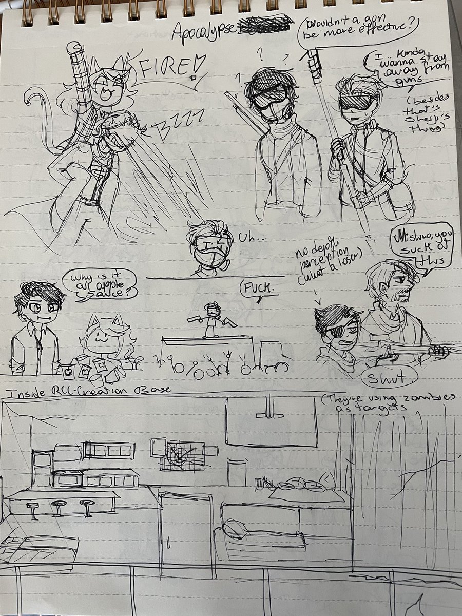Astral_Onyx's tweet photo. I created a little universe called “RCC APOCALYPSE” for da RCC server, so now you guys get to see the fuck ton of sketches I’ve done this past couple of days https://t.co/wlsv7FWpsk