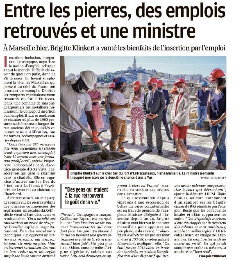 ACTA VISTA : quelle magnifique vitrine pour le secteur de l’inclusion! 
➡️ des sites d’exception 
➡️ une équipe permanente au top 
➡️ 500 personnes salariées chaque année
➡️ un partenariat exceptionnel avec BAO formation qui emmène les salariés vers la qualification