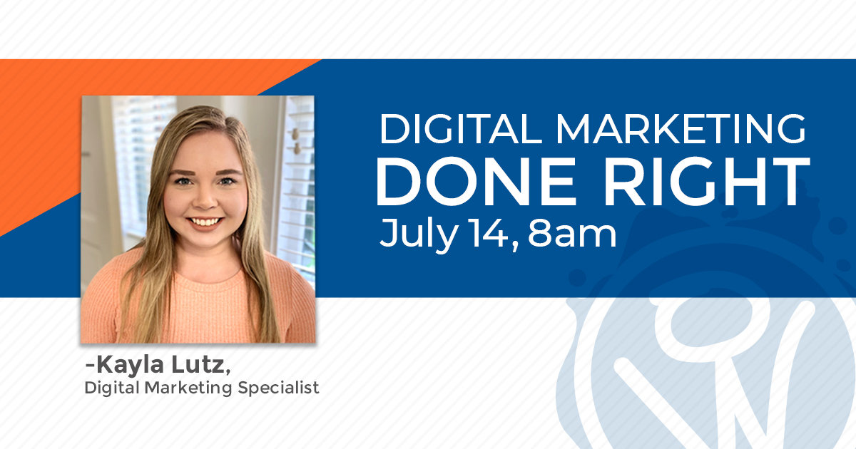 Kayla Lutz will be presenting, “Digital Marketing Done Right” at the Marietta Chamber of Commerce Boost Your Business event Wednesday, July 14th at 8 a.m. at Huntington Bank. Learn about the digital marketing tools OffWhite offers to help you with your digital marketing strategy