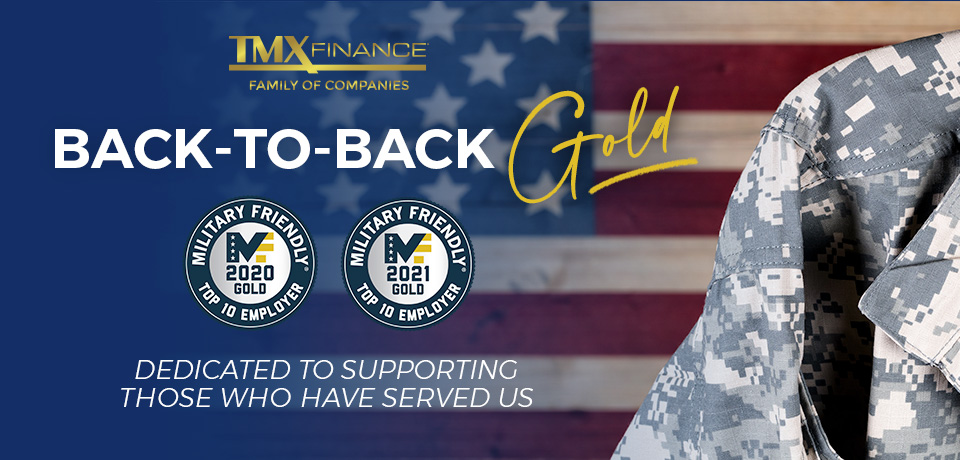We are proud to be recognized again as a Top Ten Gold Military Friendly® Employer for 2021! This is the Company’s second consecutive Top Ten Gold ranking and third #MilitaryFriendly award since 2017. #TMXProjectSERV #HireVeterans