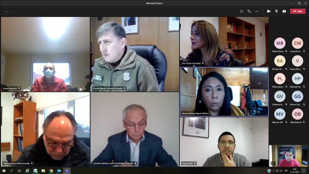 Gobernador (s) de #Valdiviacl, el <a href="/MinjudhLosRios/">Seremi Justicia y Derechos Humanos Los Ríos</a> <a href="/rodrigo_o_b/">Rodrigo Oñate Betanzo</a> participa de reunión del Comité Operativo de Emergencias de <a href="/onemichile/">Ex ONEMI</a>, reforzando la coordinación de los servicios de protección civil en materia preventiva.