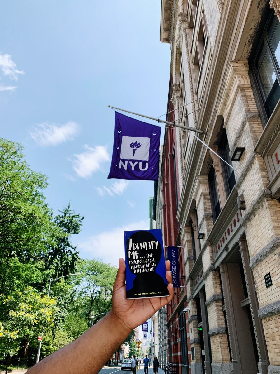 As a proud graduate of #NYU, Dr. Randrianasolo describes in his book how moving to #NYC to pursue his M.A. helped him develop a global identity #cosmopolitan #NewYork #Immigrants #Immigration #academia #books #malagasy