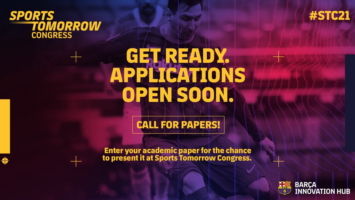 This year we will also have a call for academic papers! Enter your  paper for the chance to present it at Sports Tomorrow Congress in November, an excellent opportunity to get your name &amp; paper in the spotlight of the sports industry.🏆 Applications open soon. Stay tuned. #STC21