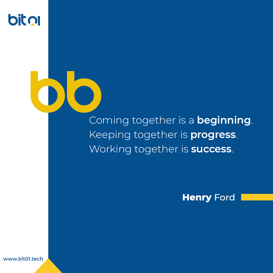 bit01techplode's tweet photo. Coming together is a beginning. Keeping together is progress. Working together is success. β Henry Ford
#TeamBuilding #TeamInspiration #TeamMotivation #Teamwork #TeamSpirit #MondayMotivation #MondayBlues #MondayVibes #MondayInspiration #Bit01 #BitO1 https://t.co/9hhneGEdNd