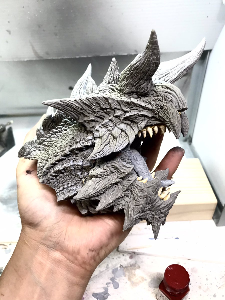 ねんど星人 燼滅刃ディノバルド ガレージキット 粘土星人 モンハン ワンフェス RYO@ねんど星人 on X
