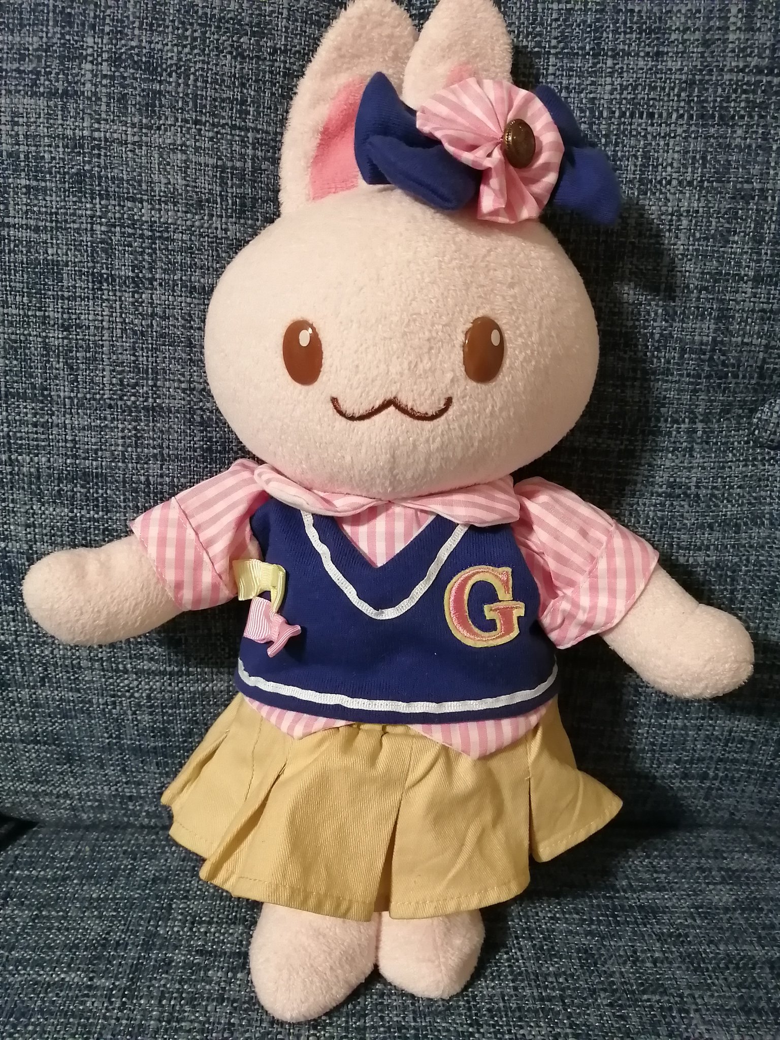 みゆみあ 今日のうさももちゃん 制服コスチュームのうさももちゃん これで子供と学校ごっこしたよ いろんな服あるからごっこ遊びのバリエーション増えてきた うさもも マザーガーデン ぬいどり T Co Tlittdn2r7 Twitter