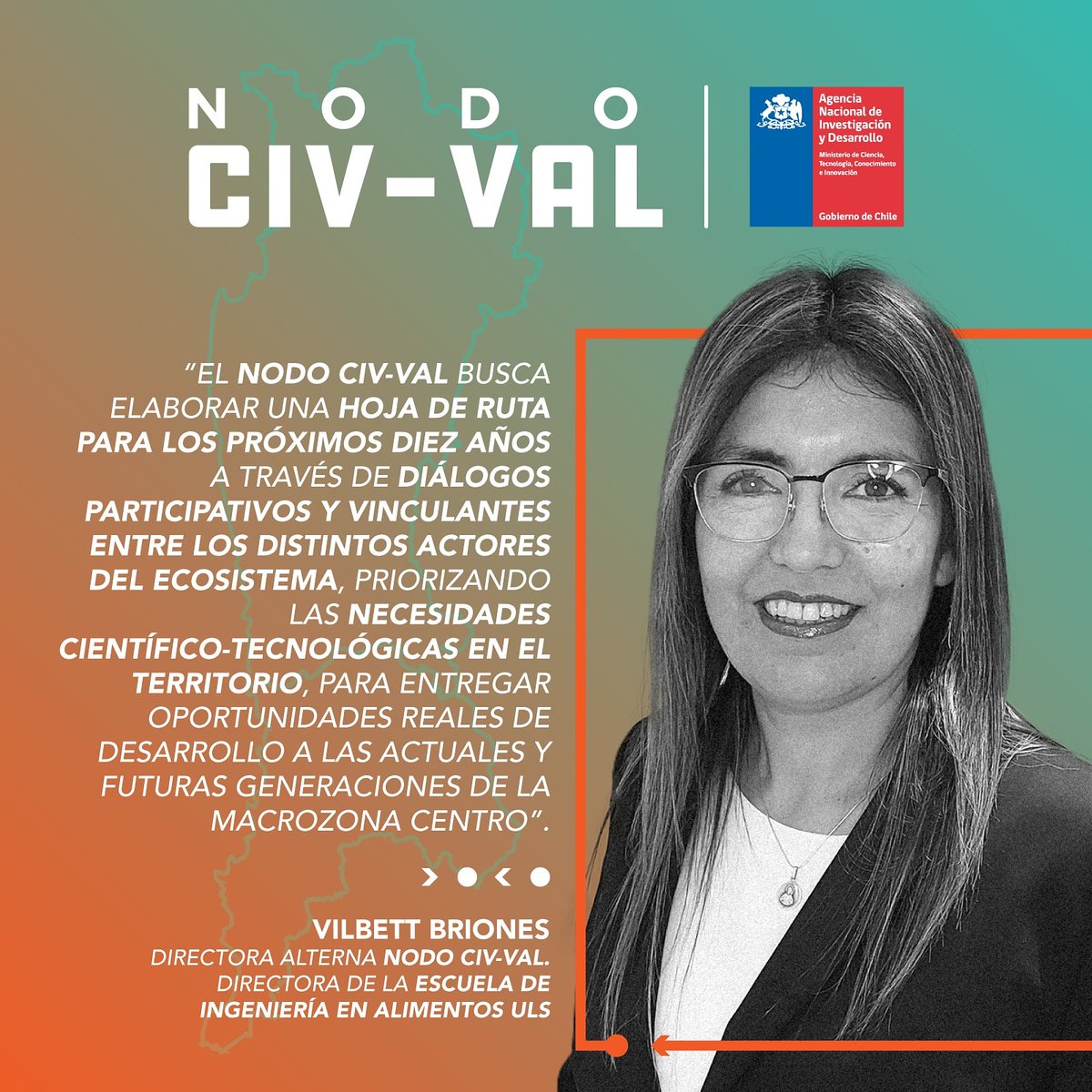 nodociv_val's tweet photo. #SomosNodoCIVVAL 🙋🏻‍♀️🙋🏻‍♂️ Vilbett Briones, directora alterna del Nodo CIV-VAL y directora de la Escuela de Ingeniería en Alimentos de la @userenaoficial, se refiere a los objetivos del programa 👇. https://t.co/F6LW5ZDtjL