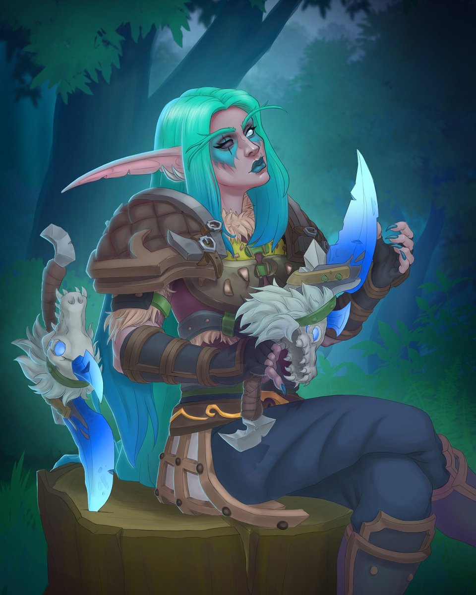 HitorikArt's tweet photo. Beautiful and strong lady does a manicure 😏
Request for @shivawalkerart 💙🌿
#worldofwarcraft #Warcraft #warcraftart #Druly #Druidwarcraft #FANTASY #request #hitorikart #ArtistOnTwitter #Nightelf https://t.co/QsnQ2qESZW