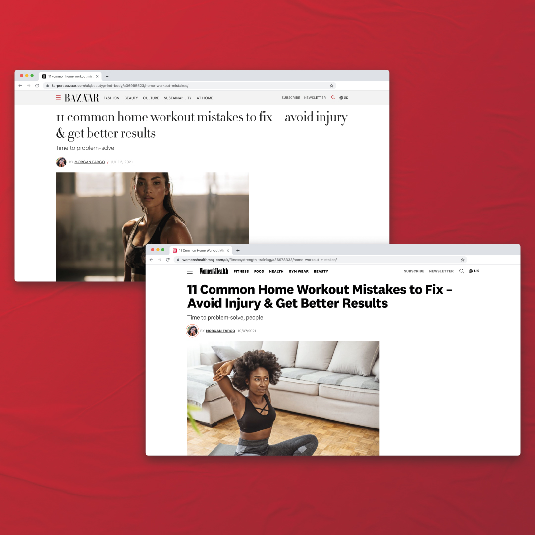 10yetisdigital's tweet image. Coverage of the day 💥
We've achieved some awesome pieces of coverage for @SweatbandActive today in both @BazaarUK and @WomensHealthMag! 🔥 Great work from the PR team who are consistently smashing it out the park! 👊