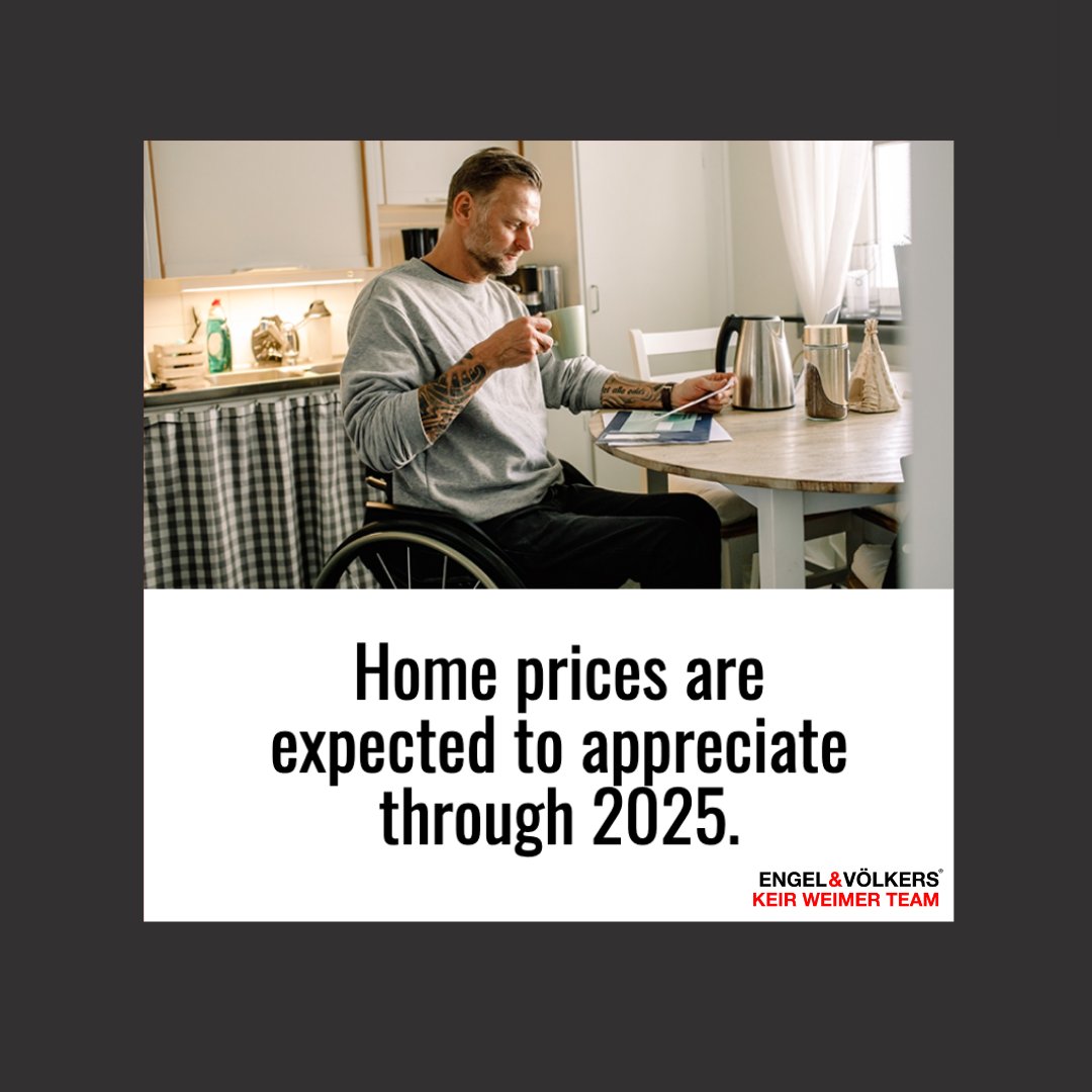 KeirWeimer_Team's tweet photo. Home prices are expected to continue appreciating over the next 5 years, and the associated equity gains are the quickest way homeowners can build household wealth

If you're a current homeowner who’s ready to take advantage of your built-up equity, DM me to discuss your options! https://t.co/1rlFvBexE5