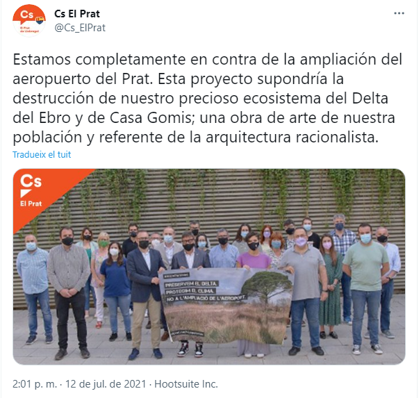 empratnyat's tweet photo. Benvinguts al Delta de l'Ebre #ElPrat https://t.co/fOjgR3KDA1