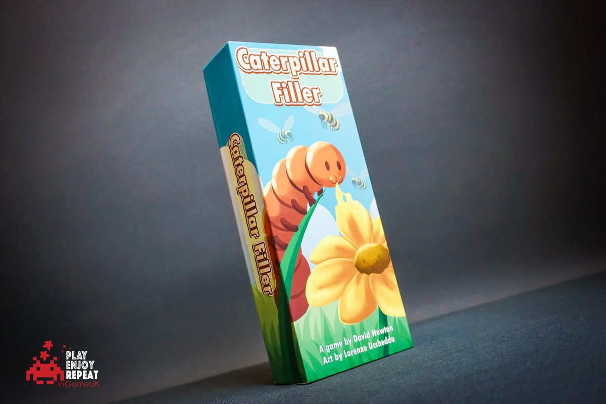 InGameUK_2097's tweet photo. #CaterpillarFiller! Designer David Newton was kind enough to send the #PlayTestBroadcast team an early #Prototype so we wrote a short review of our experience, giving it some studio time! 🐛🦋 #BoardGame #GameDesign #BoardGameDesigner @njshaw2 @ADJinman >> https://t.co/jSW4hXtJCX https://t.co/DOlSQibipC