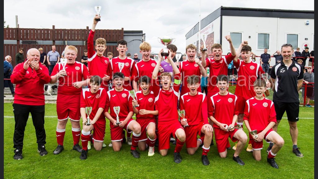 PeeblesHSPhysEd's tweet photo. Congratulations to the Peebles FC u15 side who won the John McConnell Cup at the weekend, beating Gala in the final. Great effort gents and good to see you’re keeping active over the hols! Photo credit: Bill McBurnie Photography. @peeblesfc @Rovers1893 https://t.co/se9bwtWTjG