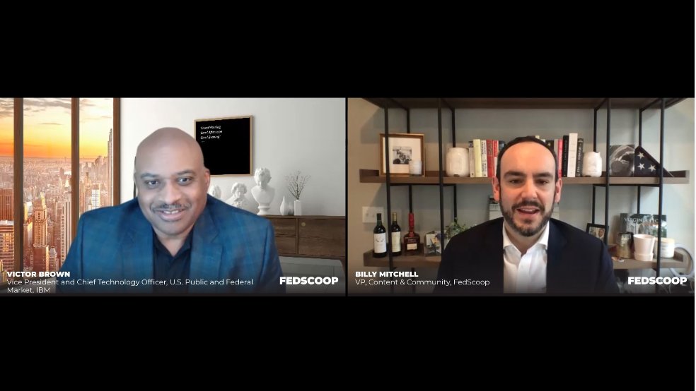 fedscoop's tweet image. At #ThinkGov2021, hear from @IBM&apos;s VP and CTO, U.S. Public &amp;amp; Federal Market, Victor Brown on how public sector organizations can more effectively use data to drive a cognitive enterprise that delivers faster intelligence, accelerates workflows &amp;amp; more! bit.ly/3qGPQ9p