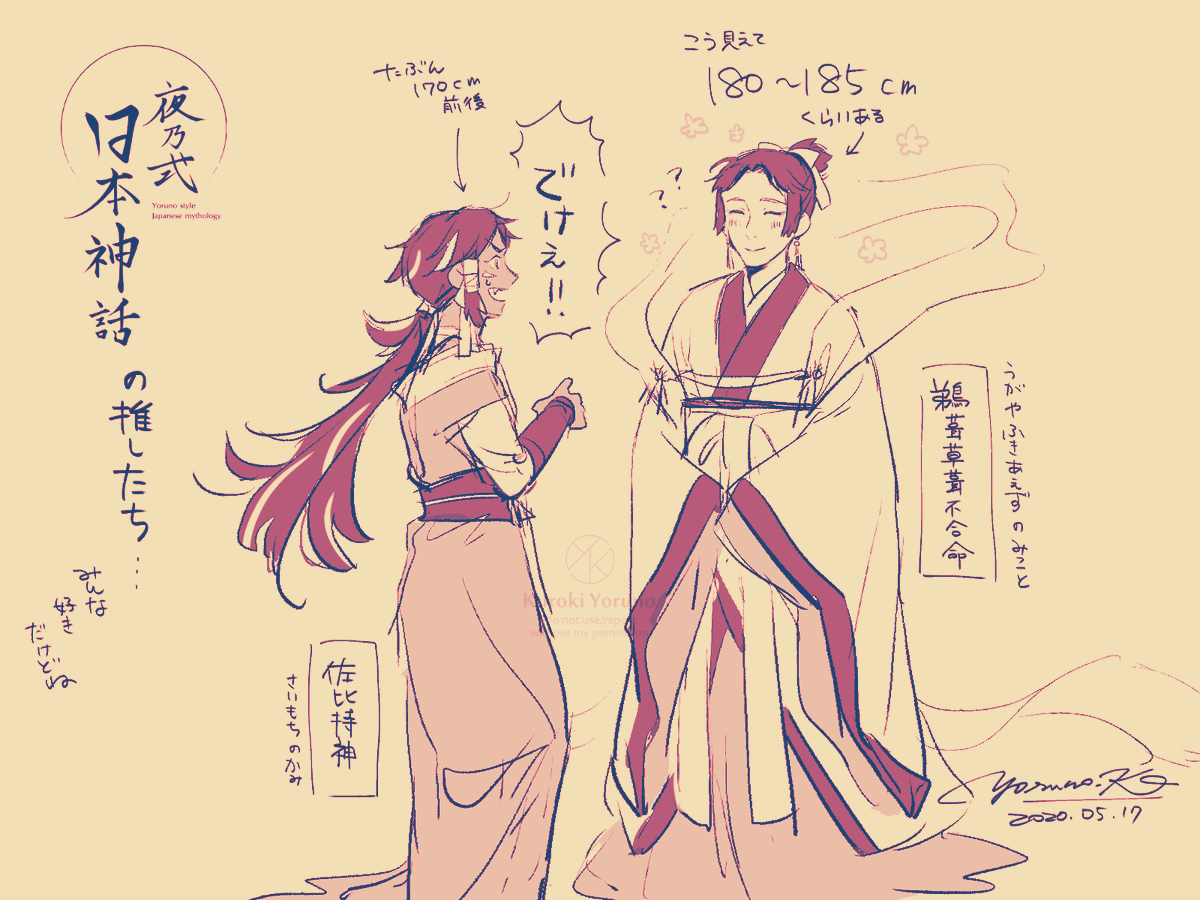 だいーーーーぶ前にFANBOX限定で載せてた夜乃式のらくがき 