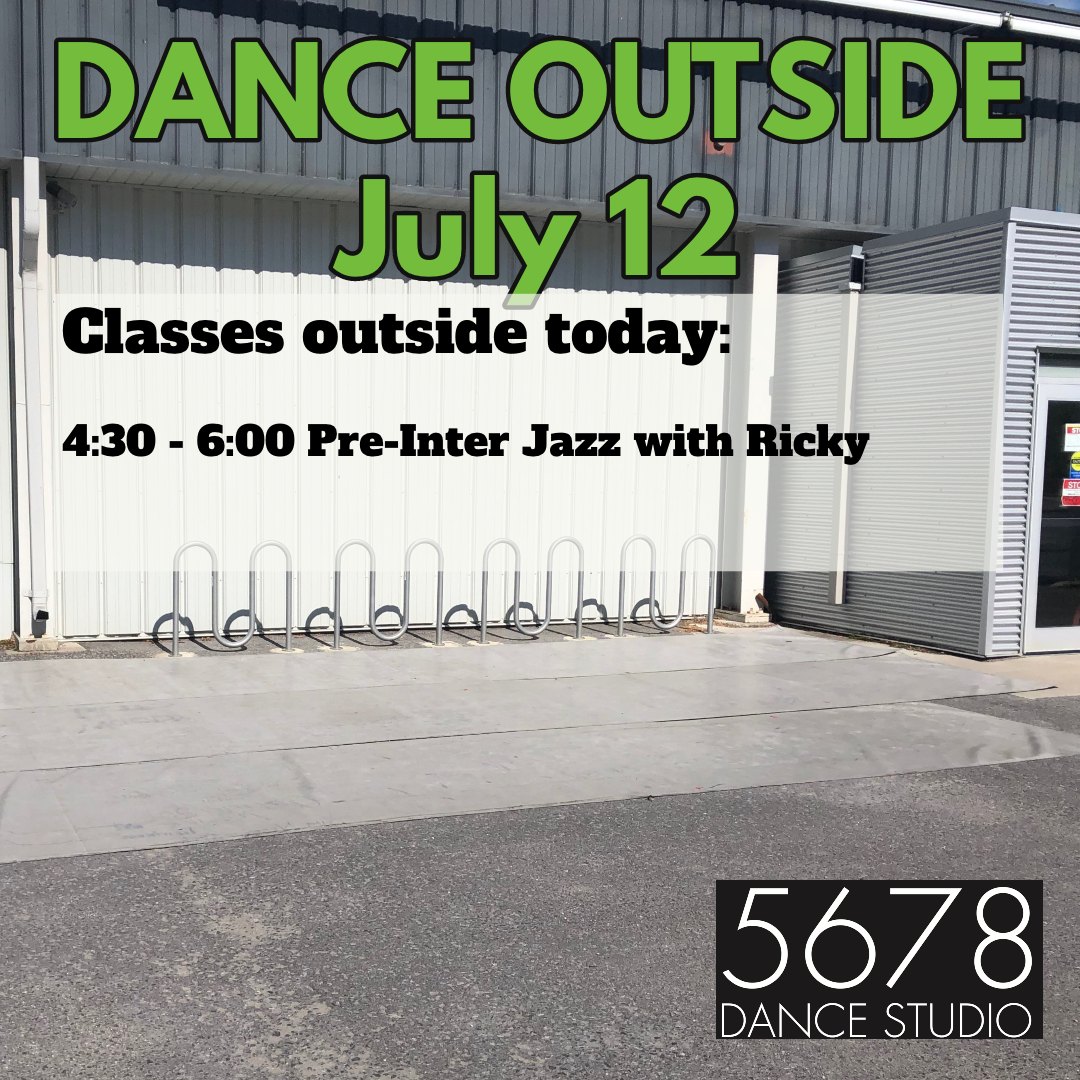 Happy Monday! Let's Dance Outside!