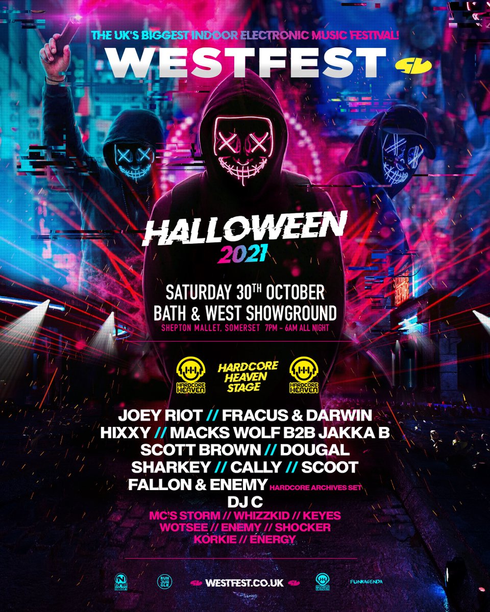 🎃👻 WESTFEST 2021 👻🎃
Full line up announced, final tickets selling fast, don't miss out on the return of Westfest! 🎟 westfest.co.uk

<a href="/DJjoeyriot/">Joey Riot</a> <a href="/FracusAndDarwin/">Fracus & Darwin</a> <a href="/HixxyUK/">Hixxy</a> @MacksWolfUK <a href="/Jakka_B/">Jakka-B</a> <a href="/djscottbrown/">𝗗𝗷𝗦𝗰𝗼𝘁𝘁𝗕𝗿𝗼𝘄𝗻</a> <a href="/djdougal/">dj dougal</a> <a href="/realemceestorm/">Storm</a> <a href="/MCWhizzkid/">Whizzkid</a> + much more!!!