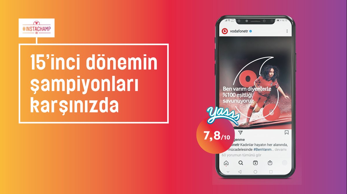 MediaCat's tweet photo. InstaChamp’in 15’inci dönem şampiyonları Feed & Stories Video Ads kategorisinde Vodafone Türkiye, Interactive Formats kategorisindeyse Ülker oldu.🏆
#InstaChamp #Kazananlar #Ödül https://t.co/Q4ccUDuut0