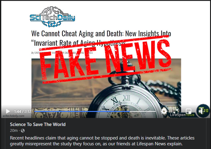 Why do people write sensationalist misrepresentations like this? Are the clicks really worth being terrible? Thankfully this video clears things up.

facebook.com/ScienceToSaveT…