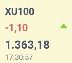 #Borsaİstanbul  hariç