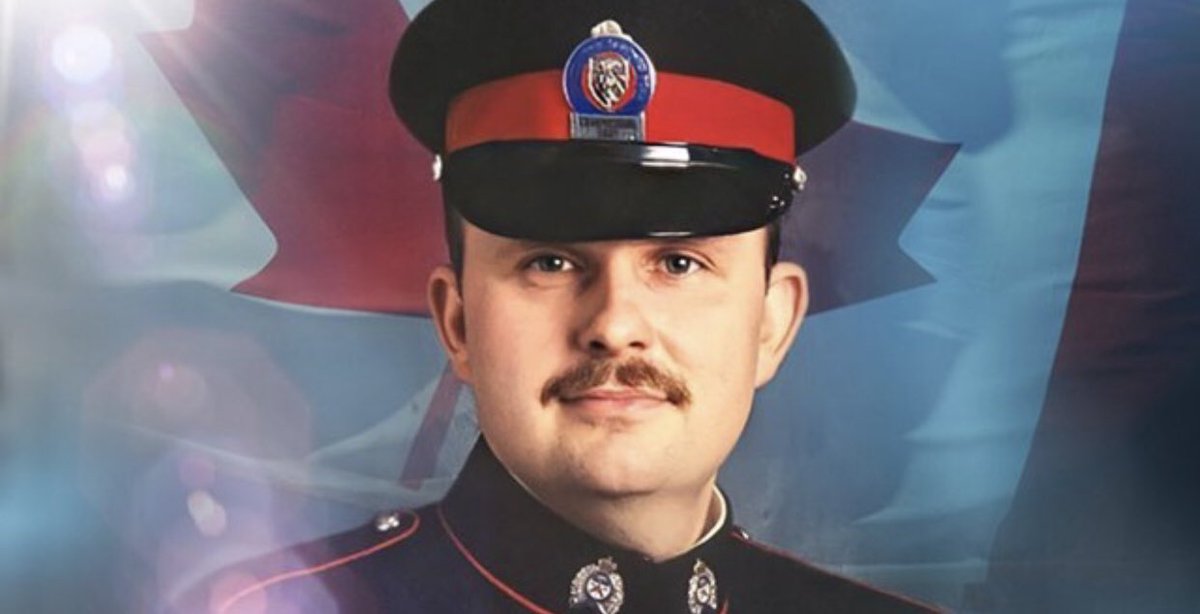 Today we lay Toronto Police Detective Constable Jeffrey Northrup to rest & sadly say our final goodbyes. The procession & March begins at 10:30 July 12, 2021, followed by the funeral at BMO Field at 1pm. Link to DC Northrup’s Memoriam here: linktr.ee/Northrup #HeroesInLife