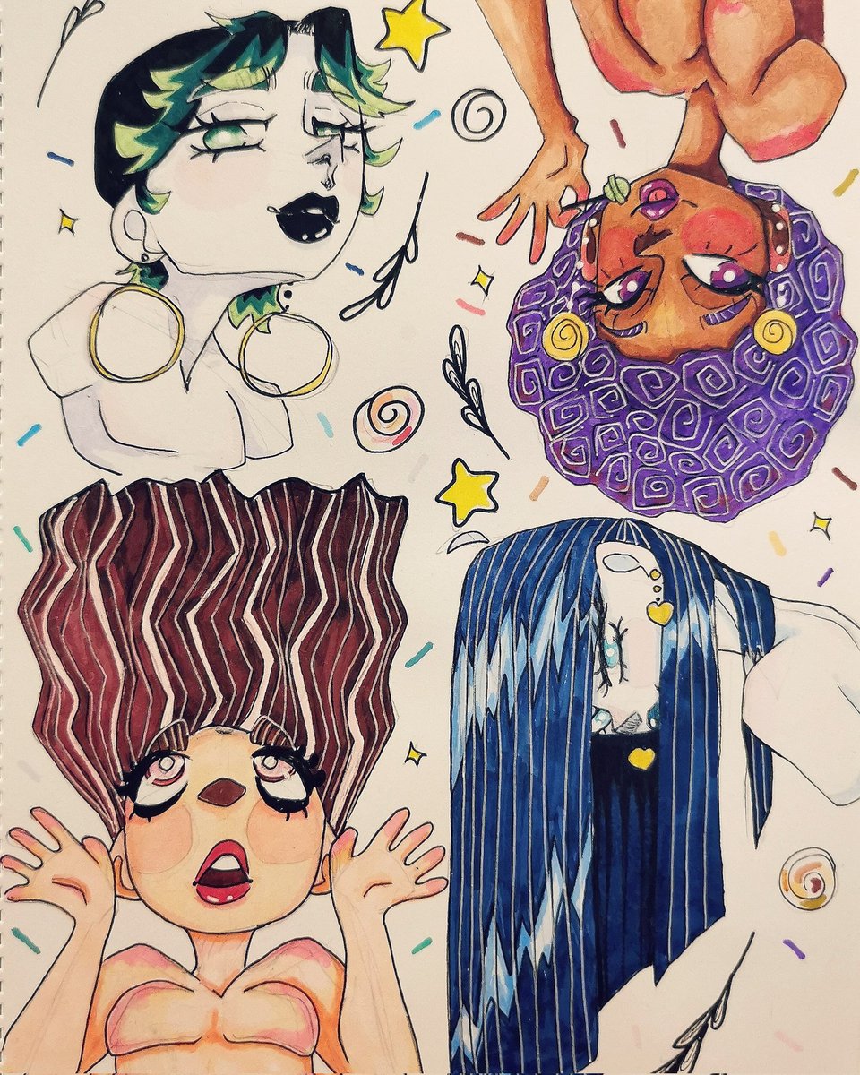 Shaniroseh's tweet photo. When you leave your markers at uni so you steal your sisters 😌
°
°
#illustration #touchmarkers https://t.co/CW5ic78EY0