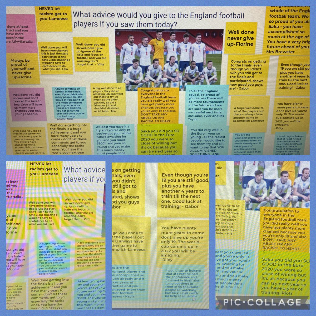 In Year 5 today we have reflected upon what it takes to be a professional footballer. We are so proud of the England football team! You have given us the confidence to never give up! #growthmindset #bbceuro2020 #inspiration