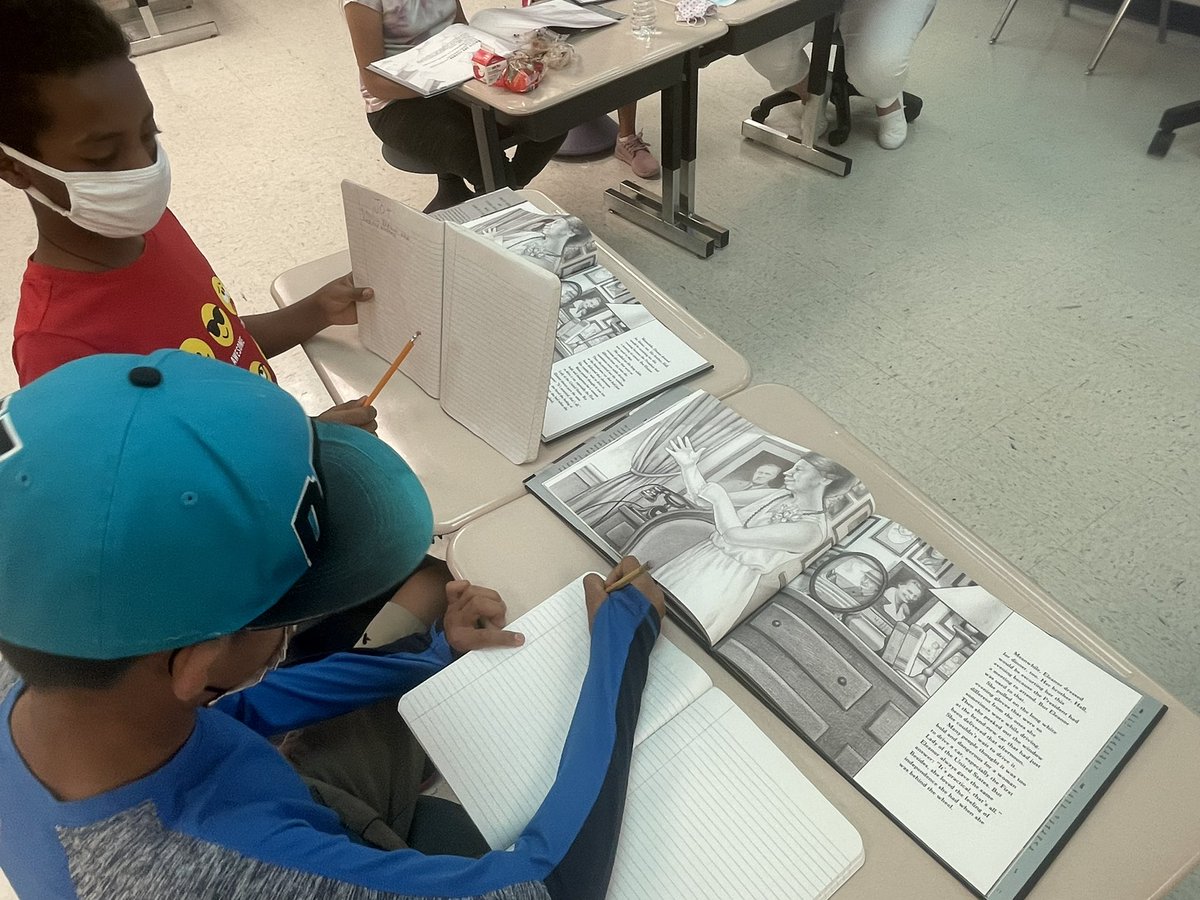 I had the best time visiting with our Gators <a href="/GuilfordEle/">Guilford Elementary School</a> during summer school today!  I even did a partner read with a 4th grader in identifying story elements within biographies. Thank you <a href="/DawnBlevins19/">Dawn Blevins</a> and @DLong_LRES. It was a great way to start my week!!!