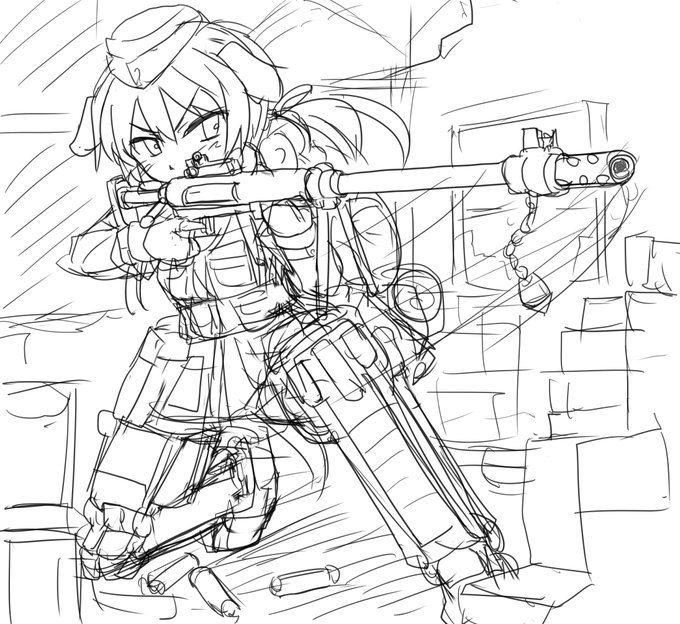 オリ魔女さんラクガキ。

陸魔女の可動域はガンプラと被る可能性が微レ存・・・? 