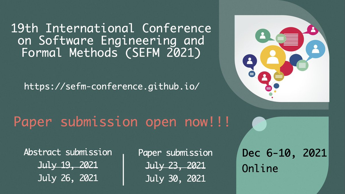 SEFM Conference tweet media